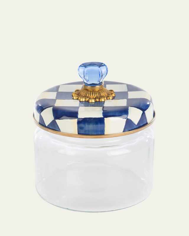 Royal Check Kitchen Canister